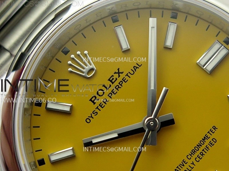 Oyster Perpetual 36mm 126000 904L VSF 1:1 Best Edition Yellow Dial on SS Bracelet VS3230