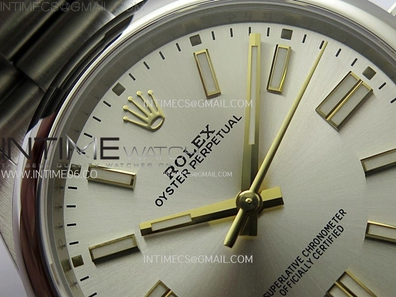 Oyster Perpetual 41mm 124300 904L VSF 1:1 Best Edition Silver Dial on SS Bracelet VS3230