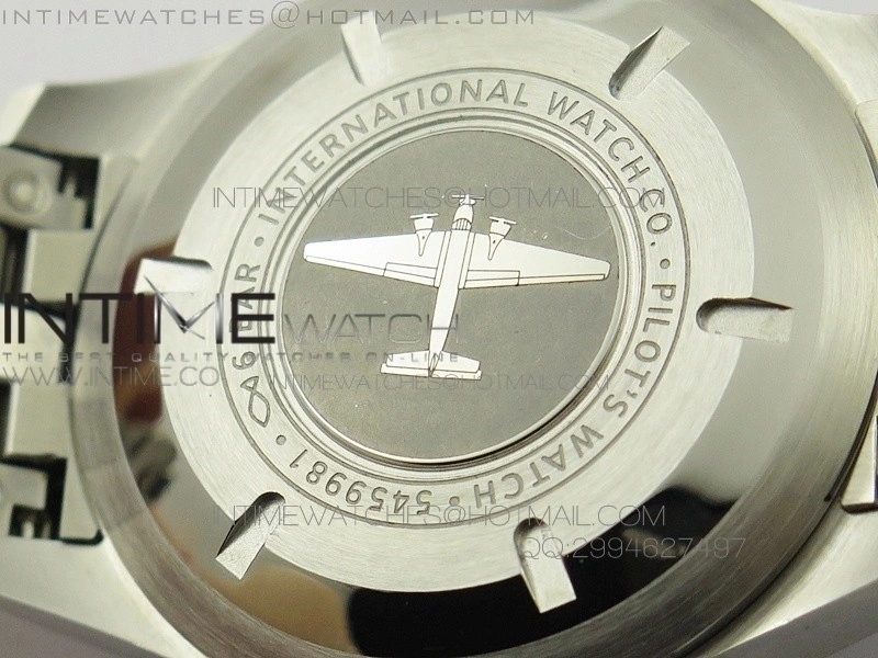 Pilot Chrono 2016 IW377710 ZF 1:1 Best Edition Black Dial on SS Bracelet A7750 V2