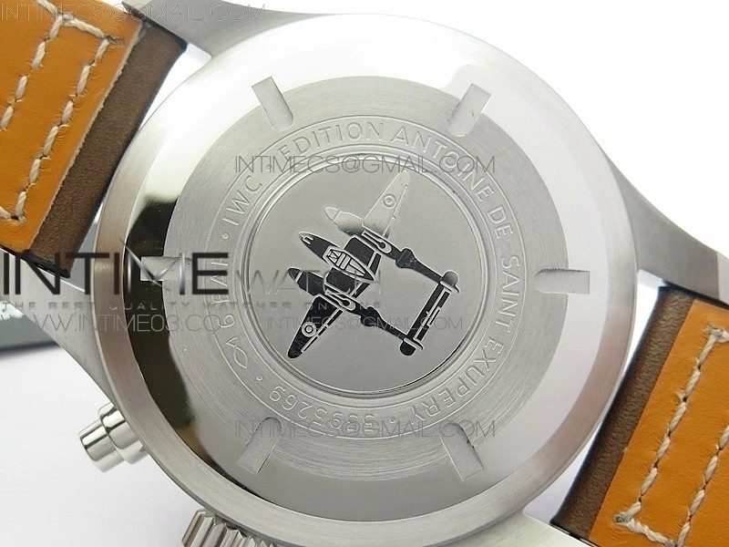 Pilot Chrono IW377713 ZF 1:1 Best Edition Brown Dial on Brown Leather Strap A7750