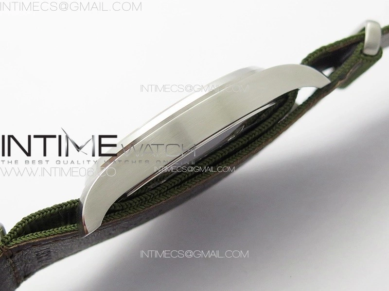 Pilot Mark SS M+ 1:1 Best Edition Black Dial on Green Nylon Strap A2892