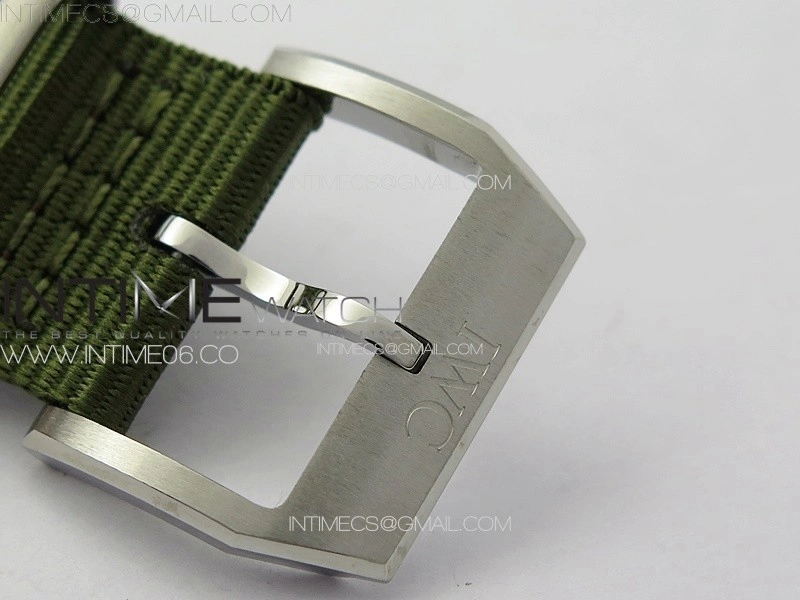 Pilot Mark SS M+ 1:1 Best Edition Black Dial on Green Nylon Strap A2892