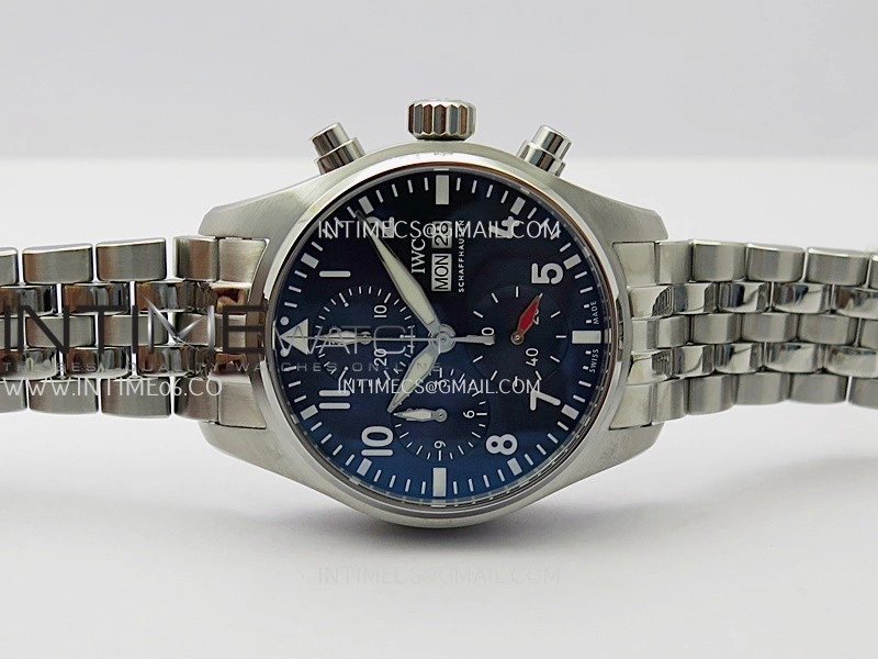 Pilot Watch IW388102 SS APSF 1:1 Best Edition Blue Dial On SS Bracelet A69385