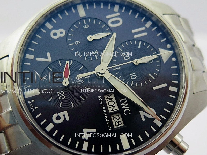 Pilot Watch IW388102 SS APSF 1:1 Best Edition Blue Dial On SS Bracelet A69385