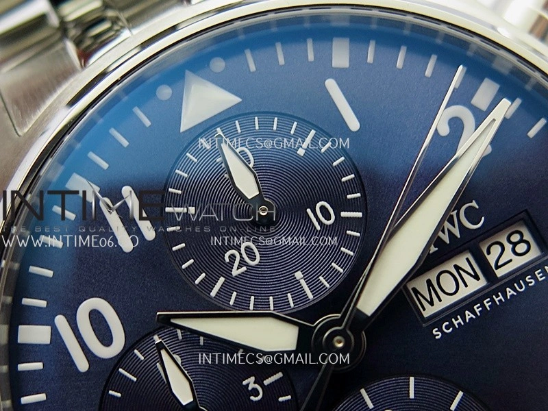 Pilot Watch IW388102 SS APSF 1:1 Best Edition Blue Dial On SS Bracelet A69385