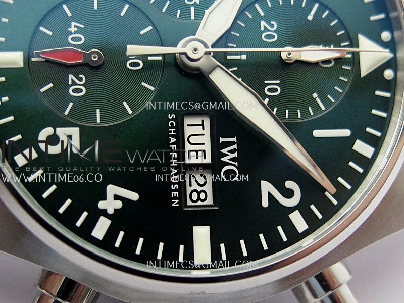 Pilot Watch IW388104 SS APSF 1:1 Best Edition Green Dial On SS Bracelet A69385