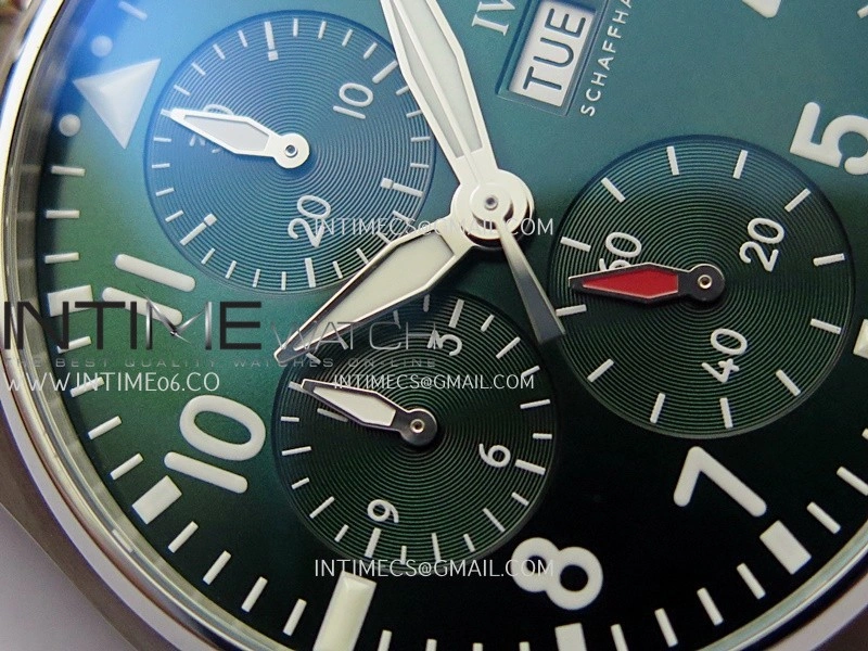 Pilot Watch IW388104 SS APSF 1:1 Best Edition Green Dial On SS Bracelet A69385