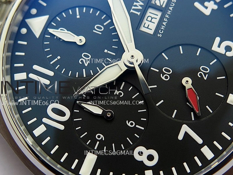 Pilot Watch IW388113 SS APSF 1:1 Best Edition Black Dial On SS Bracelet A69385