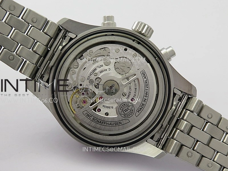 Pilot Watch IW388113 SS APSF 1:1 Best Edition Black Dial On SS Bracelet A69385