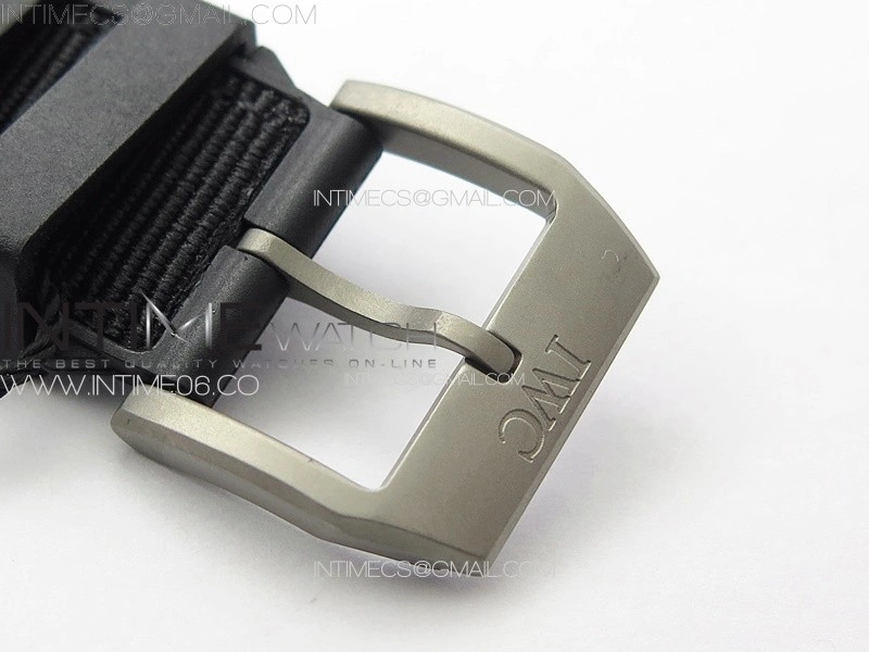 Pilot's Watch RAAF Black Ceramic M+F 1:1 Best Edition on Blue Nylon Strap A2892