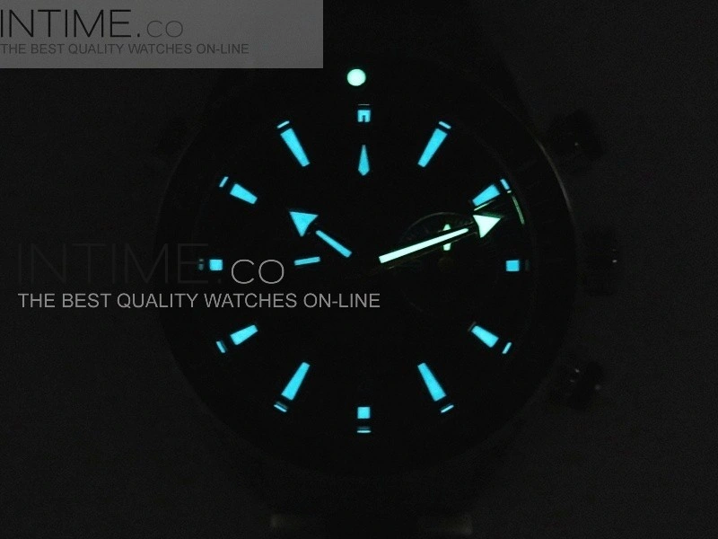 Planet Ocean 45mm Black Bezel Orange Number SS BP 1:1 Best Edition on SS A7750