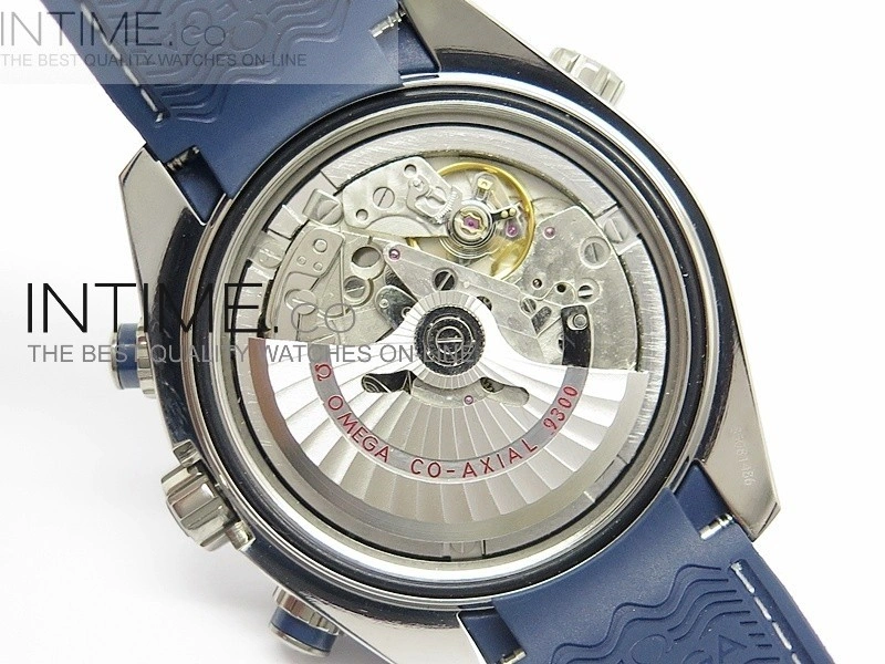 Planet Ocean 45mm Blue Ceramic Bezel Ti BP 1:1 Best Edition on Rubber A7750