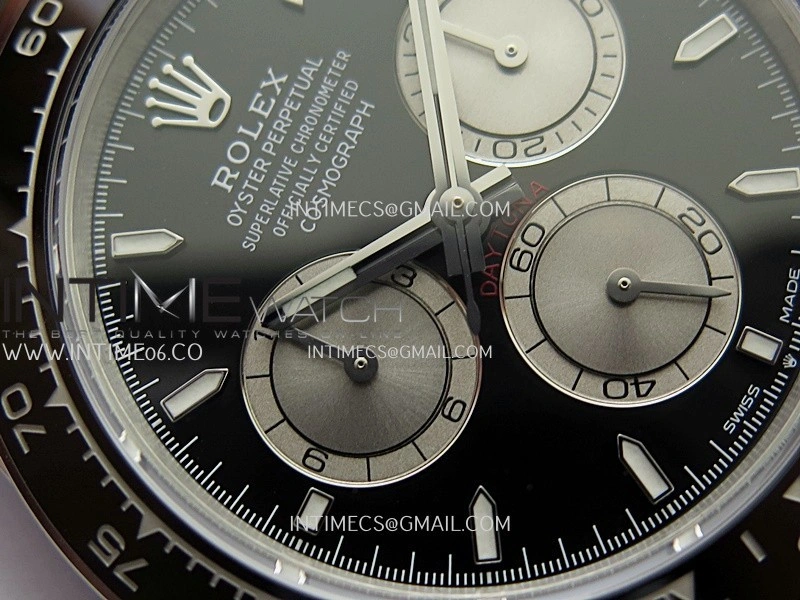 Daytona 126509 Gain Weight V3 Clean Plus 1:1 Best Edition Black Dial Silver Subdial On Oysterflex Rubber Strap DD4131