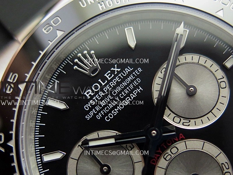 Daytona 126509 Gain Weight V3 Clean Plus 1:1 Best Edition Black Dial Silver Subdial On Oysterflex Rubber Strap DD4131