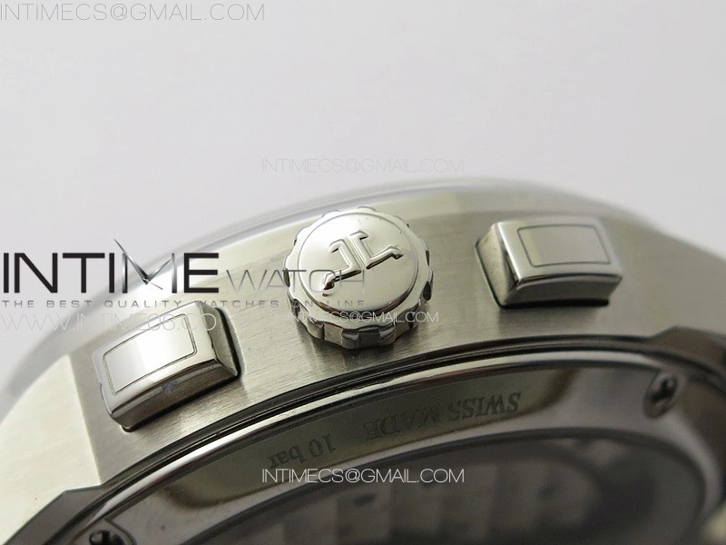 Polaris Chrono SS HKF Best Edition Black Dial on Black Leather Strap A752A