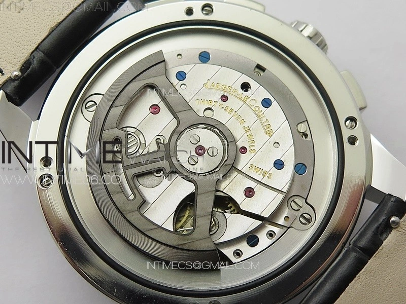 Polaris Chrono SS HKF Best Edition Black Dial on Black Leather Strap A752A