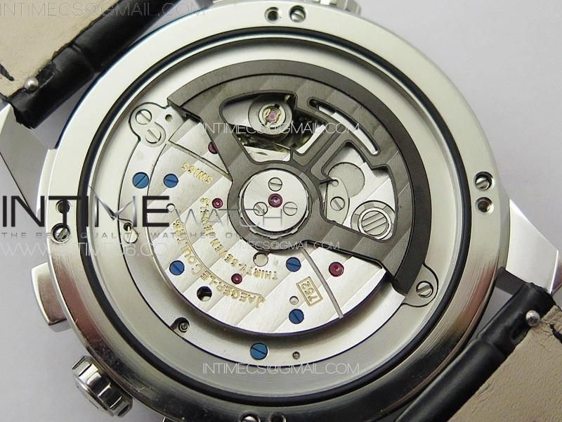 Polaris Chrono SS HKF Best Edition Black Dial on Black Leather Strap A752A