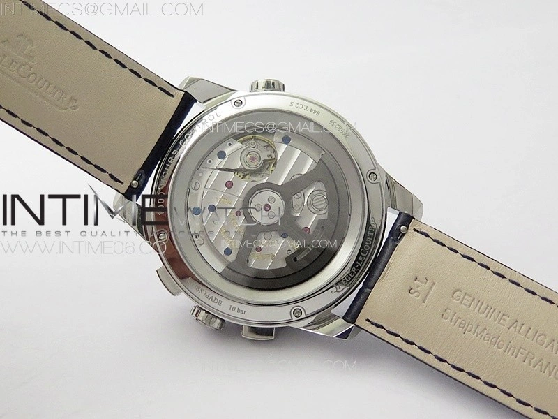 Polaris Chrono SS HKF Best Edition Blue Dial on Blue Leather Strap A752A