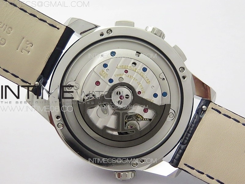 Polaris Chrono SS HKF Best Edition Blue Dial on Blue Leather Strap A752A