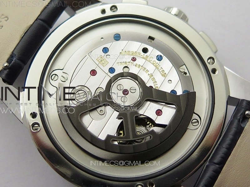 Polaris Chrono SS HKF Best Edition Blue Dial on Blue Leather Strap A752A