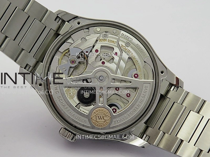 Portugieser IW501705 42mm SS APSF 1:1 Best Edition YG Dial On SS Bracelet A52010