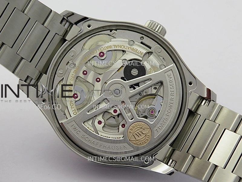 Portugieser IW501705 42mm SS APSF 1:1 Best Edition YG Dial On SS Bracelet A52010