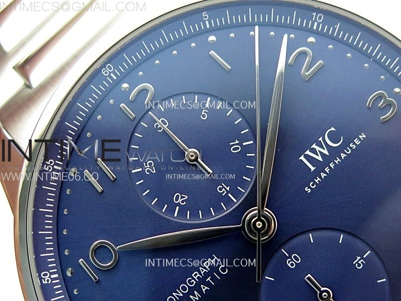 Portuguese IW371606 SS ZF 1:1 Best Edition Blue Dial on SS Bracelet A96355