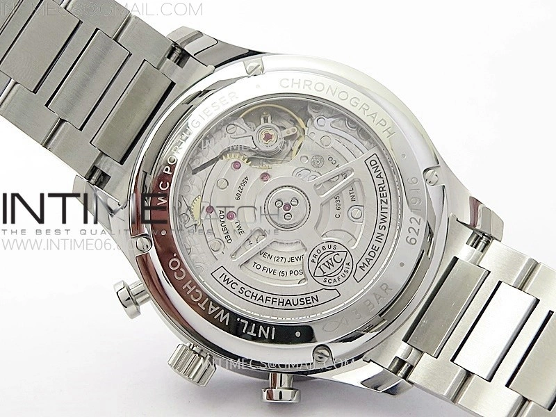 Portuguese IW371606 SS ZF 1:1 Best Edition Blue Dial on SS Bracelet A96355