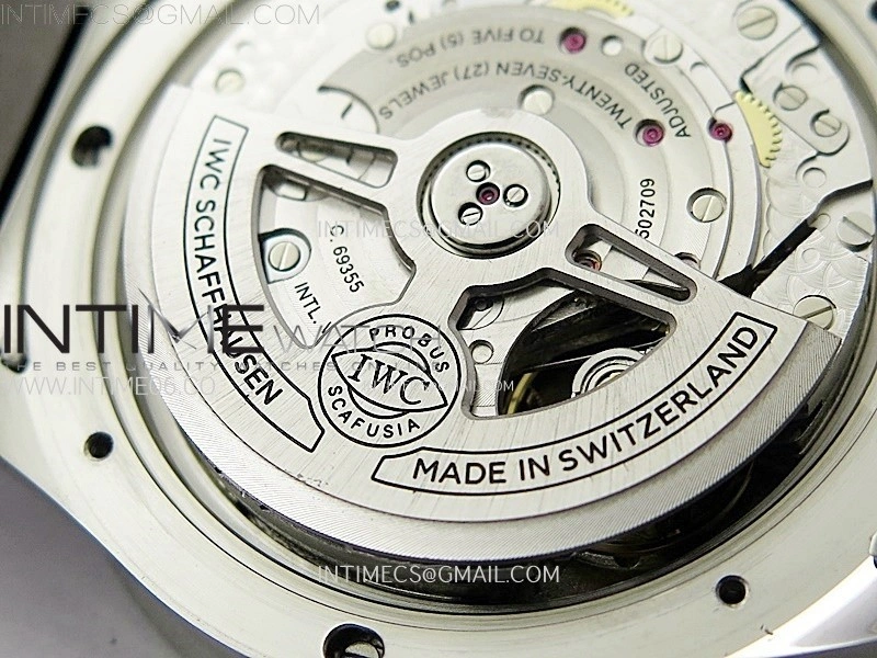 Portuguese IW371609 SS ZF 1:1 Best Edition Black Dial on SS Bracelet A96355