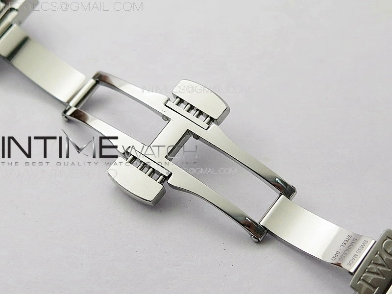 Portuguese IW371615 ZF 1:1 Best Edition SS Green Dial on SS Bracelet A96355