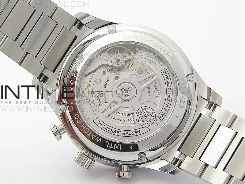 Portuguese IW371615 ZF 1:1 Best Edition SS Green Dial on SS Bracelet A96355