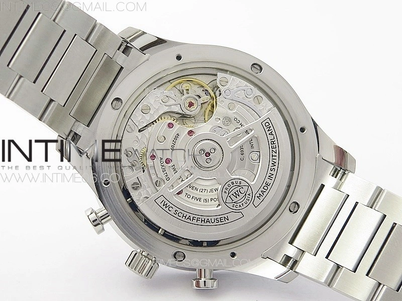 Portuguese IW371615 ZF 1:1 Best Edition SS Green Dial on SS Bracelet A96355