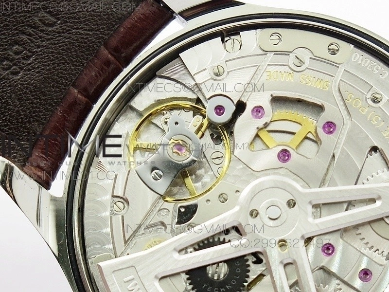 Portuguese Real PR IW500704 AZF 1:1 Best Edition on Brown Leather Strap A52010