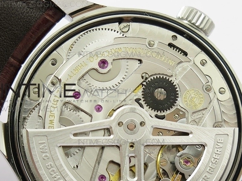 Portuguese Real PR IW500704 AZF 1:1 Best Edition on Brown Leather Strap A52010
