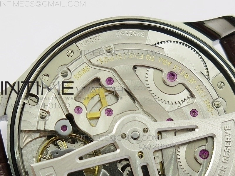 Portuguese Real PR IW500704 AZF 1:1 Best Edition on Brown Leather Strap A52010