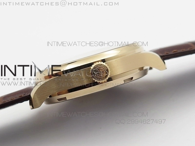 Portuguese Real PR RG IW500702 AZF 1:1 Best Edition on Brown Leather Strap A52010