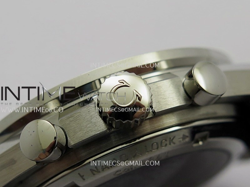 Speedmaster Professional Snoopy SS SMF 1:1 Best Edition Black Dial On Black Nylon Strap A3861