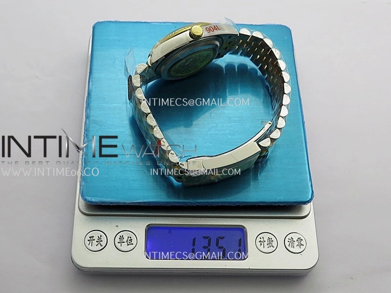 DateJust 36mm 126233 SS YG V2 QF 1:1 Best Edition Gold Fluted Dial Stick Marker On SS YG Jubilee Bracelet SH3235