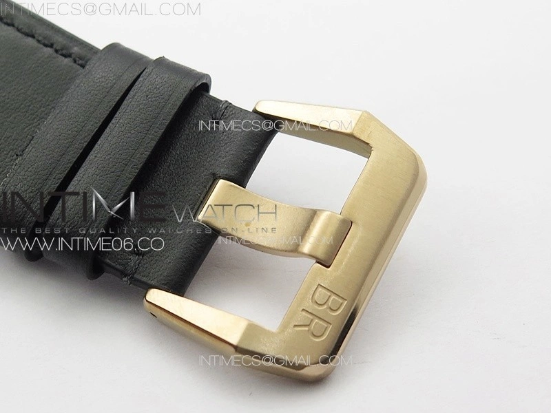 BR 03-92 Diver Bronzo B12 1:1 Best Edition Black Dial on Leather Strap MIYOTA 9015