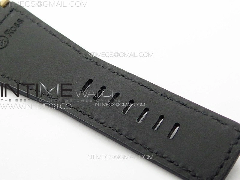 BR 03-92 Diver Bronzo B12 1:1 Best Edition Black Dial on Leather Strap MIYOTA 9015