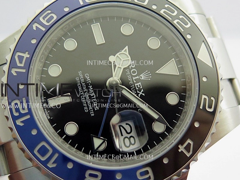 GMT-Master II 126710 BLNR Black Blue Ceramic ARF 1:1 Best Edition Black Dial On Oyster Bracelet DD3285 CHS