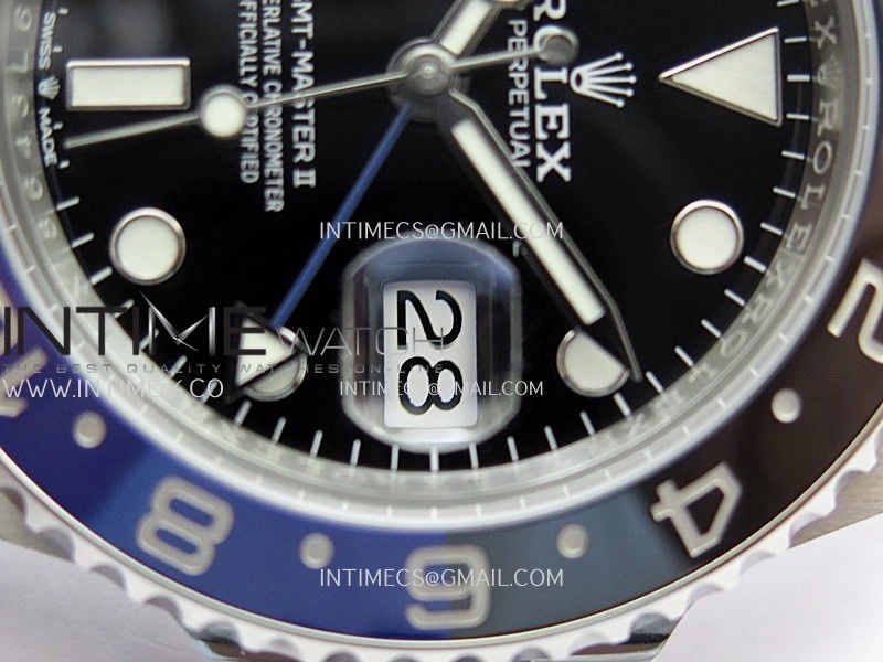 GMT-Master II 126710 BLNR Black Blue Ceramic ARF 1:1 Best Edition Black Dial On Oyster Bracelet DD3285 CHS