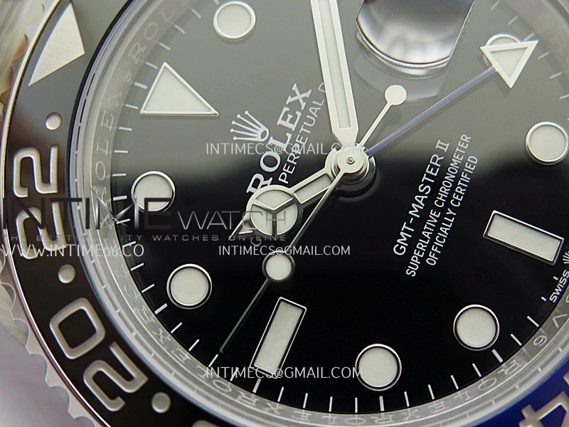 GMT-Master II 126710 BLNR Black Blue Ceramic ARF 1:1 Best Edition Black Dial On Oyster Bracelet DD3285 CHS