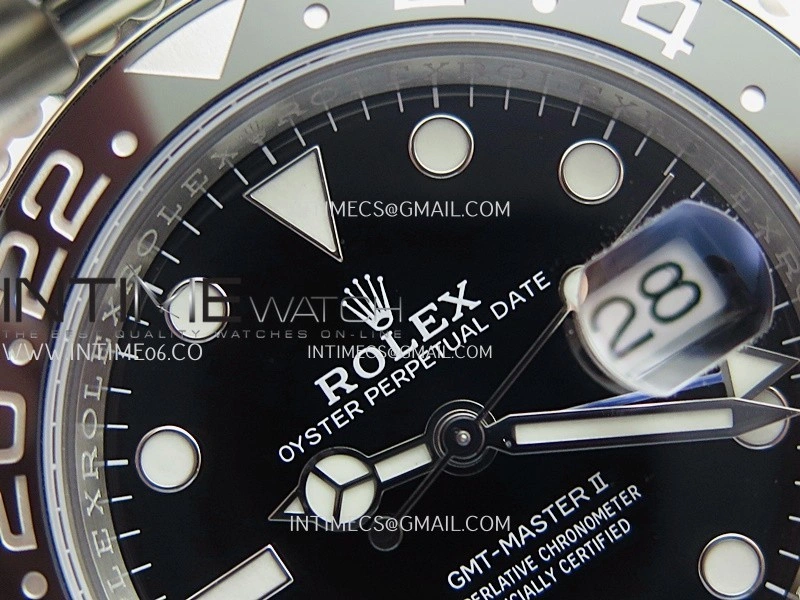 GMT-Master II 126710 BLNR Black Blue Ceramic ARF 1:1 Best Edition Black Dial On Oyster Bracelet DD3285 CHS