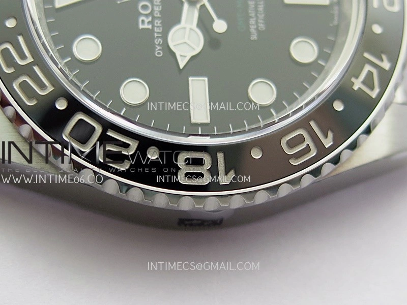 GMT-Master II 126710 GRNR Black Gray 904L SS VF 1:1 Best Edition Black Dial On Jubilee Bracelet DD3285 CHS