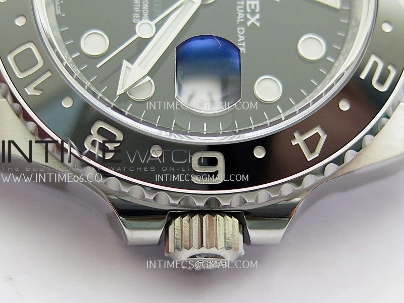 GMT-Master II 126710 GRNR Black Gray 904L SS VF 1:1 Best Edition Black Dial On Jubilee Bracelet DD3285 CHS