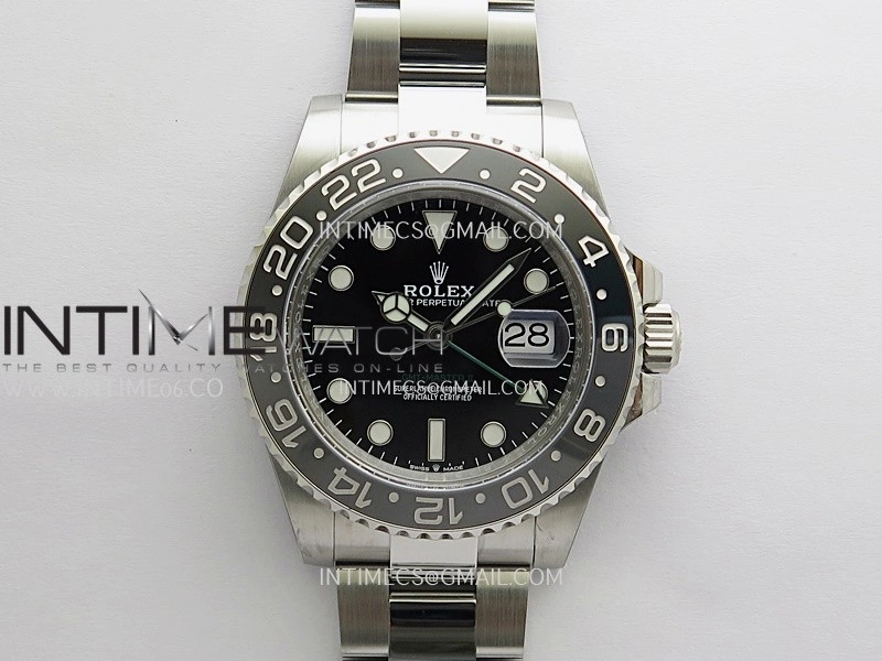 GMT-Master II 126710 GRNR Black Gray Ceramic ARF 1:1 Best Edition Black Dial On Oyster Bracelet DD3285 CHS