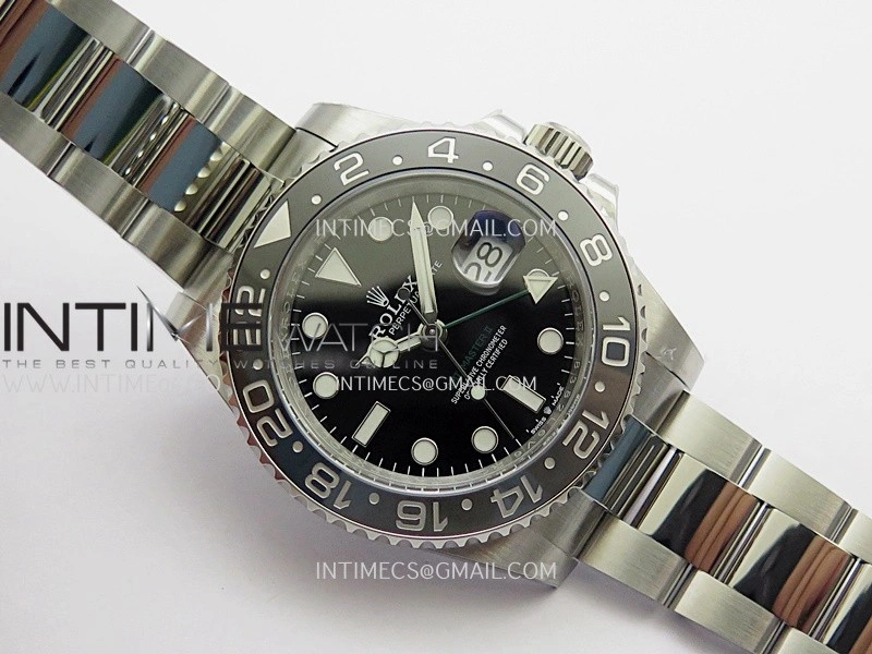 GMT-Master II 126710 GRNR Black Gray Ceramic ARF 1:1 Best Edition Black Dial On Oyster Bracelet DD3285 CHS