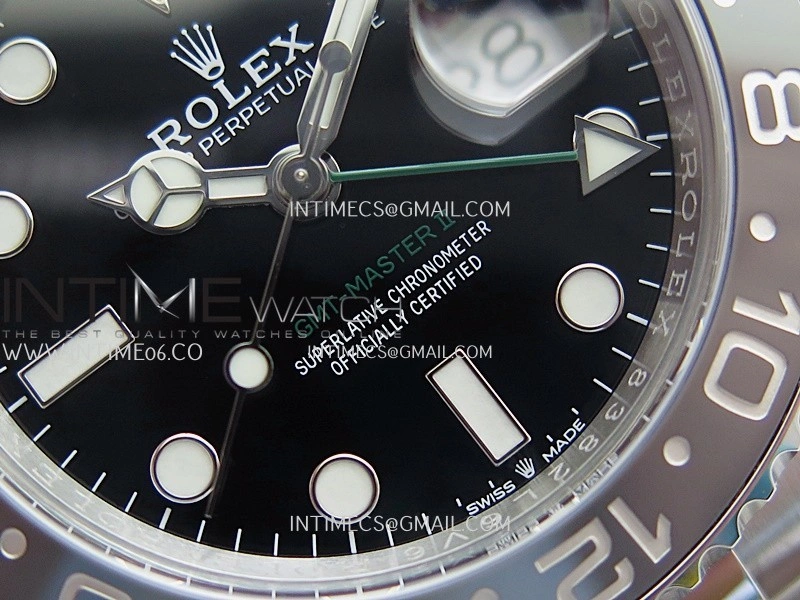 GMT-Master II 126710 GRNR Black Gray Ceramic ARF 1:1 Best Edition Black Dial On Oyster Bracelet DD3285 CHS