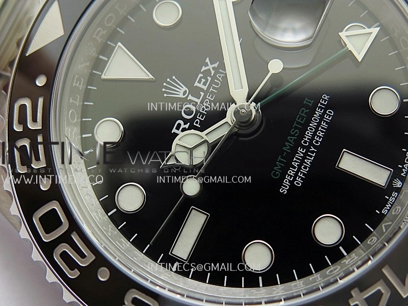 GMT-Master II 126710 GRNR Black Gray Ceramic ARF 1:1 Best Edition Black Dial On Oyster Bracelet DD3285 CHS